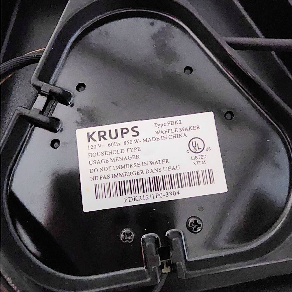 Krups FDK2 waffle maker double - Picture 2 of 11